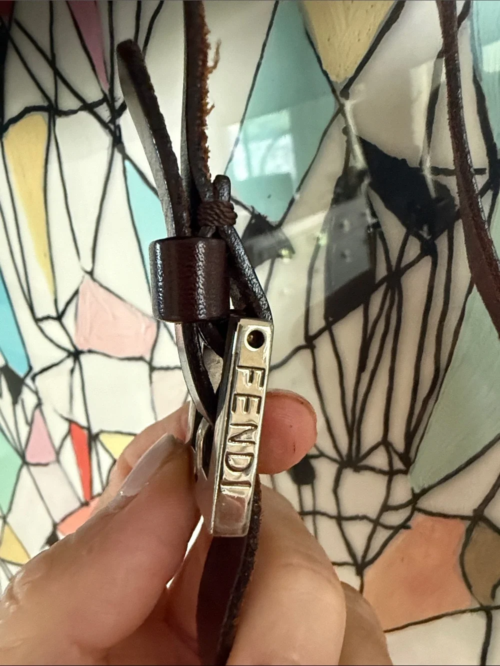 Fendi Brown Zucca Monogram Backpack with Dark Brown Leather Flap